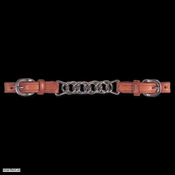 Harness Curb Strap dobbel kjede