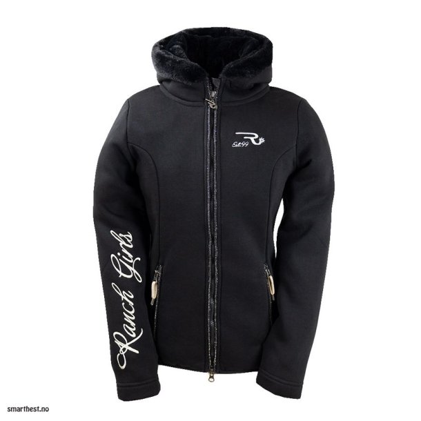 Gwen hoodie med pelshette