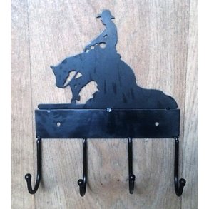 Knagg med 4 kroker reining hest