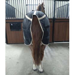 Fonck svart stalldekken Indiana 240g