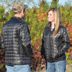 Lettvektsjakke svart