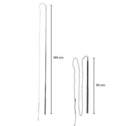 Longeringspisk sammenleggbar