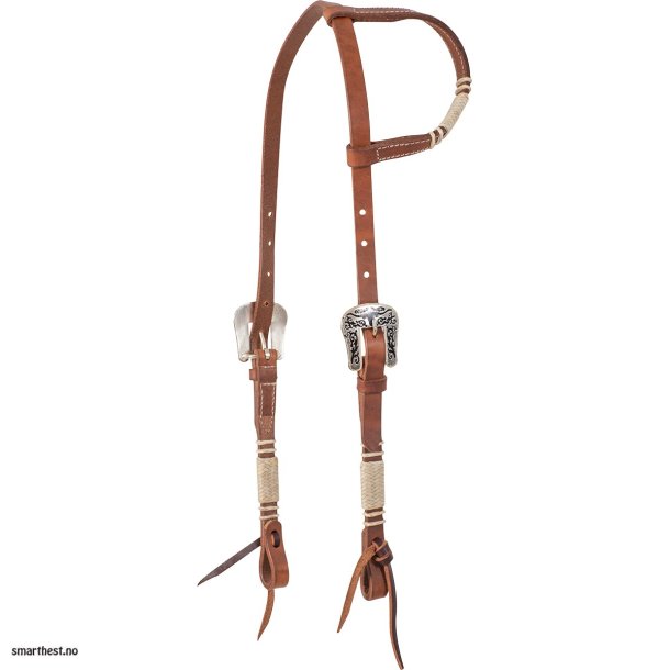 Rawhide Slip Ear med longhorn spenner