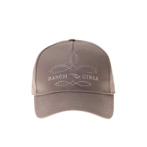 Ranchgirls bling caps mud brun