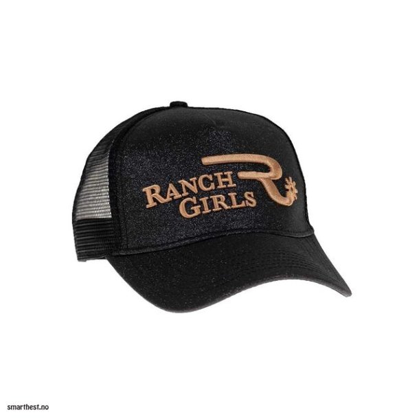 Glitter caps Shiny svart