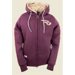 RG Teddy Sweatjacket SCARLETT dark plum