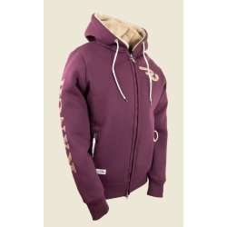 RG Teddy Sweatjacket SCARLETT dark plum