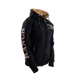 RG Teddy Sweatjacket SCARLETT svart