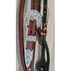 Showhodelag med pannebnd og klare krystaller 