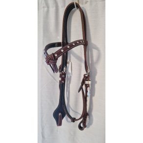 Showhodelag med pannebnd og klare krystaller 