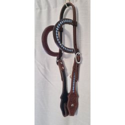 Showhodelag med bl� krystaller 