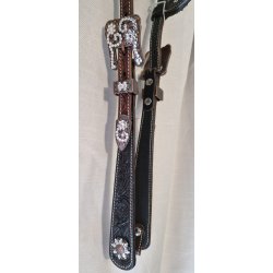 Showhodelag tofarget med klare krystaller