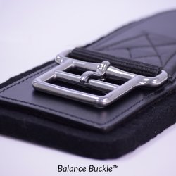 Total Saddle Fit balance buckle svart westerngjord i lr